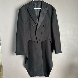 Royal Diamond collection Black tuxedo jacket tailcoat style